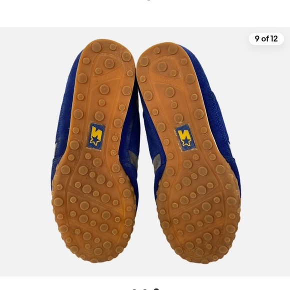 Starter Classic Men's Vintage Shoes Size 9.5 - Belgium 2517830 Blue Yellow - Picture 9 of 11